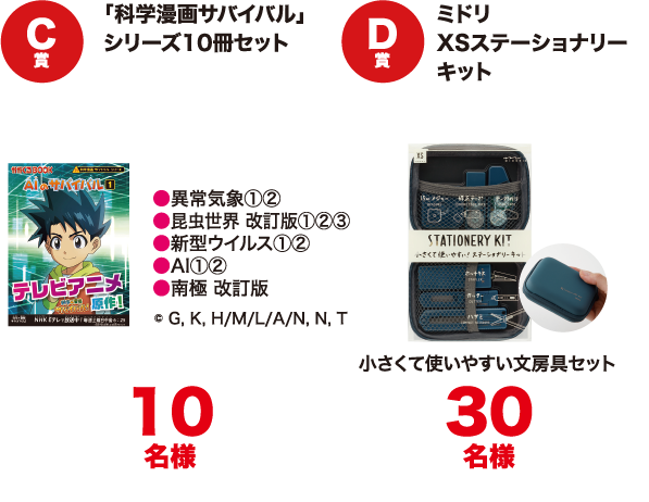 C賞・D賞
